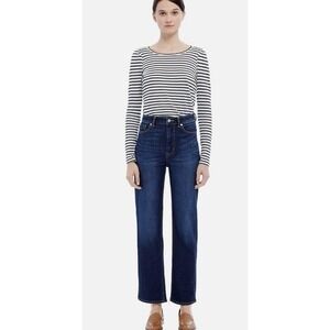 LA VIE REBECCA TAYLOR Jeans Blue Dark Wash Straight Leg